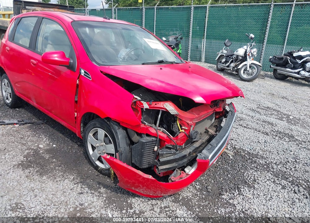 2009 CHEVROLET AVEO LT VIN: KL1TD66E59B611061
