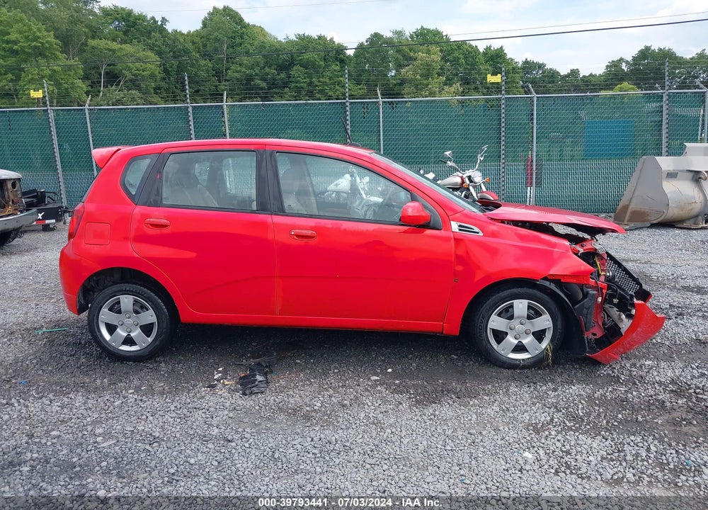 2009 CHEVROLET AVEO LT VIN: KL1TD66E59B611061