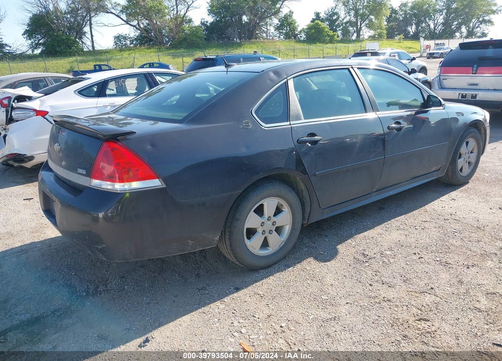 2009 CHEVROLET IMPALA LT VIN: 2G1WT57K291225889