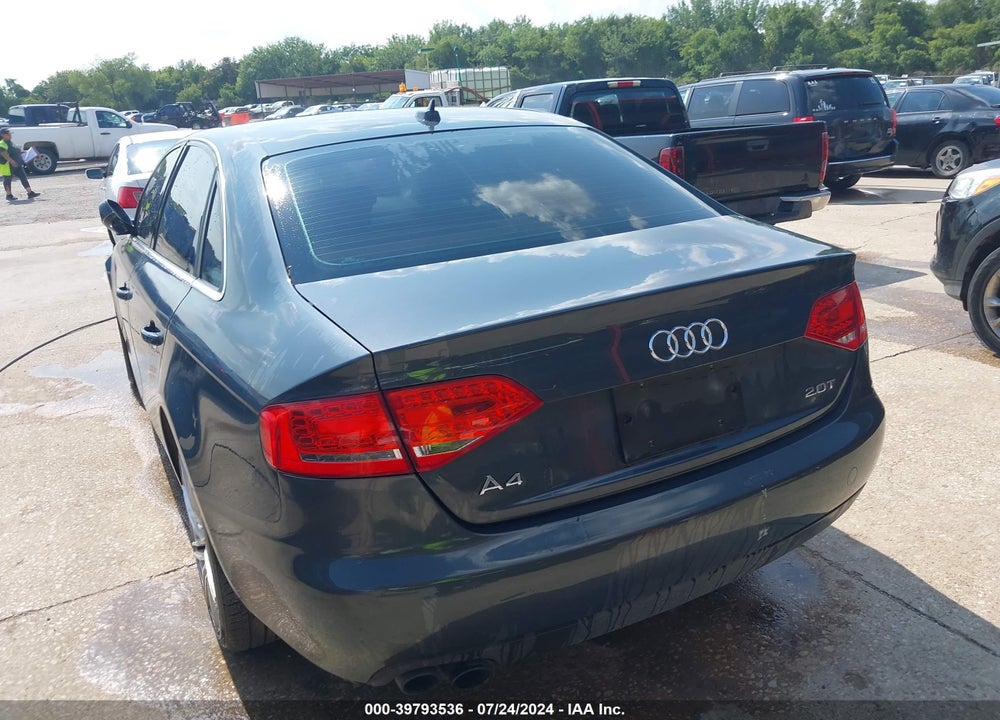 2010 AUDI A4 2.0T PREMIUM VIN: WAUEFAFL8AN047970