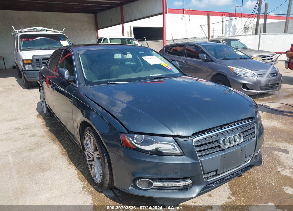 2010 AUDI A4 2.0T PREMIUM VIN: WAUEFAFL8AN047970