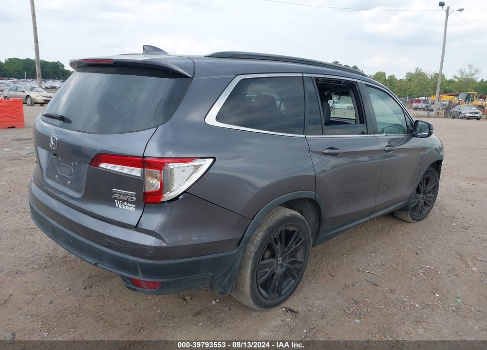 2021 HONDA PILOT AWD SPECIAL EDITION VIN: 5FNYF6H29MB006218