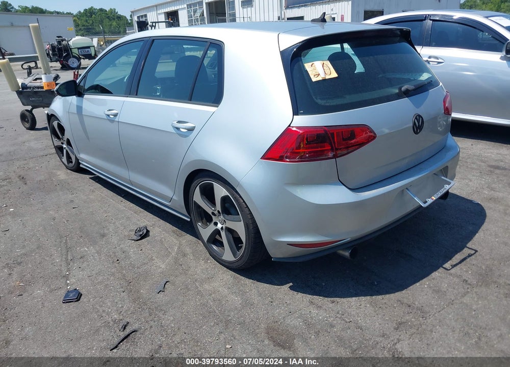 2015 VOLKSWAGEN GOLF GTI 2.0T SE 4-DOOR VIN: 3VW4T7AU7FM041876