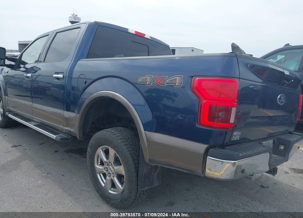 2018 FORD F-150 LARIAT VIN: 1FTEW1E55JKD99492