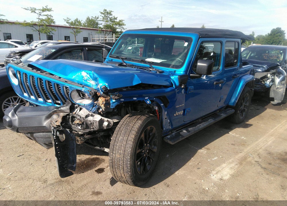 2021 JEEP WRANGLER 4XE UNLIMITED SAHARA 4X4 VIN: 1C4JJXP60MW642502