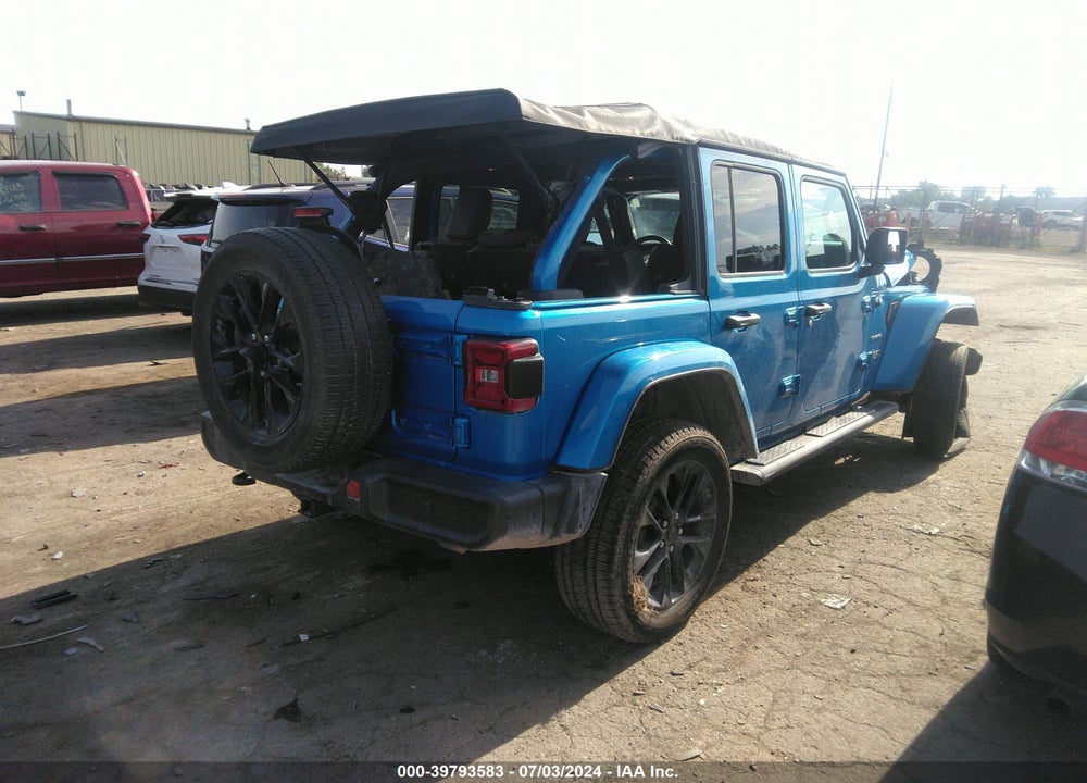 2021 JEEP WRANGLER 4XE UNLIMITED SAHARA 4X4 VIN: 1C4JJXP60MW642502