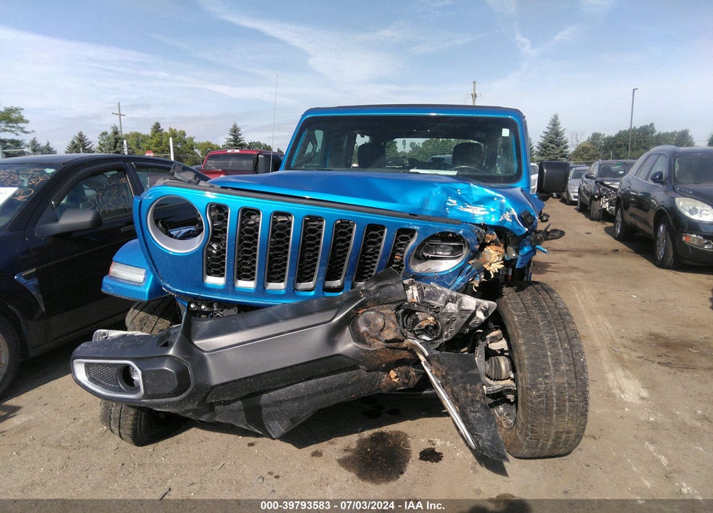 2021 JEEP WRANGLER 4XE UNLIMITED SAHARA 4X4 VIN: 1C4JJXP60MW642502