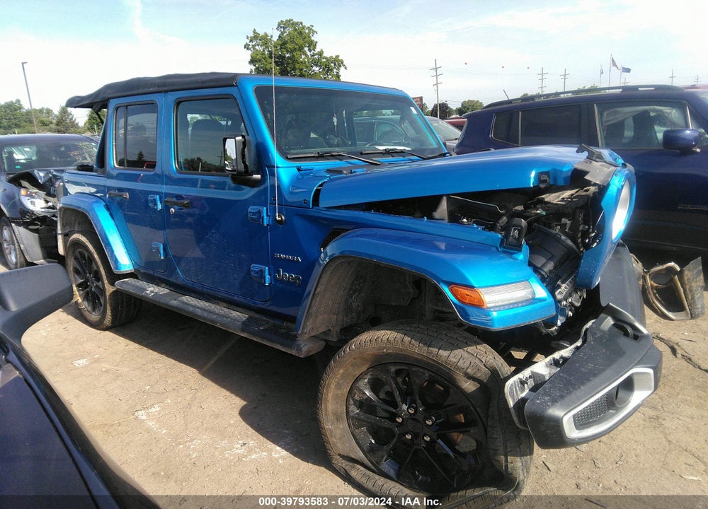 2021 JEEP WRANGLER 4XE UNLIMITED SAHARA 4X4 VIN: 1C4JJXP60MW642502