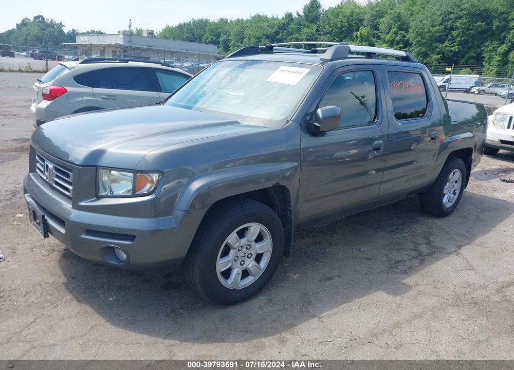 2007 HONDA RIDGELINE RTL VIN: 2HJYK16557H541410
