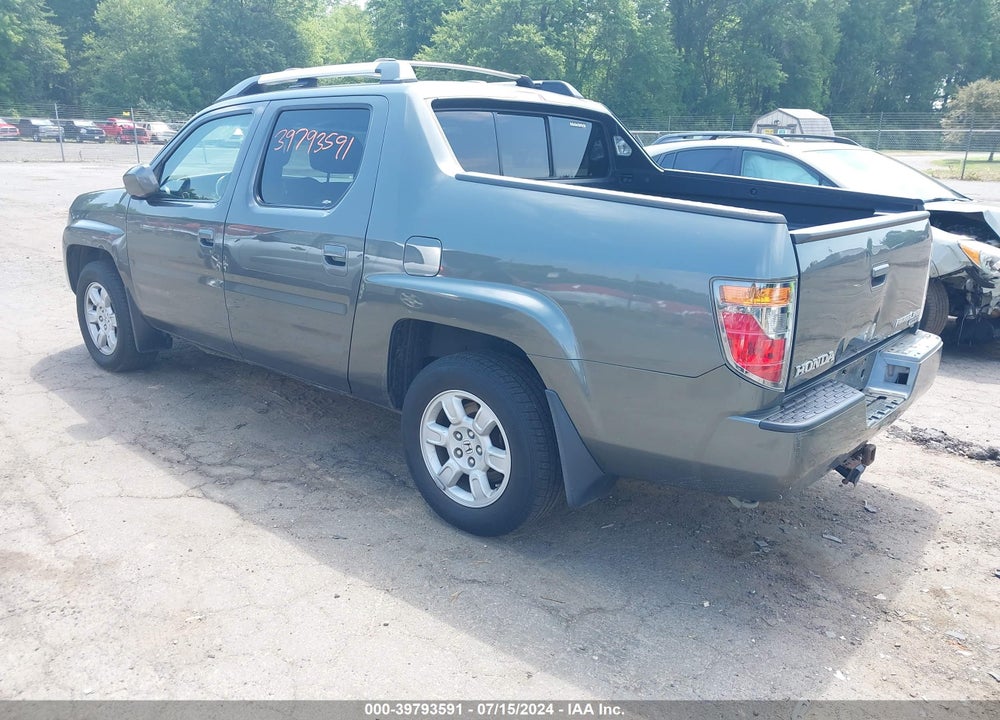 2007 HONDA RIDGELINE RTL VIN: 2HJYK16557H541410