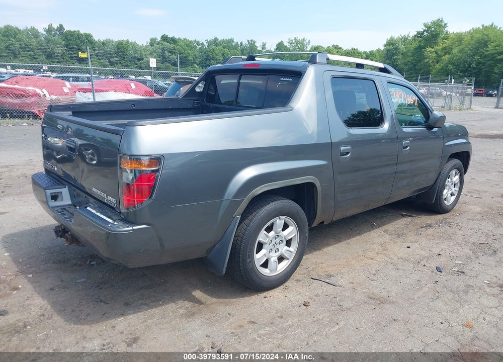 2007 HONDA RIDGELINE RTL VIN: 2HJYK16557H541410