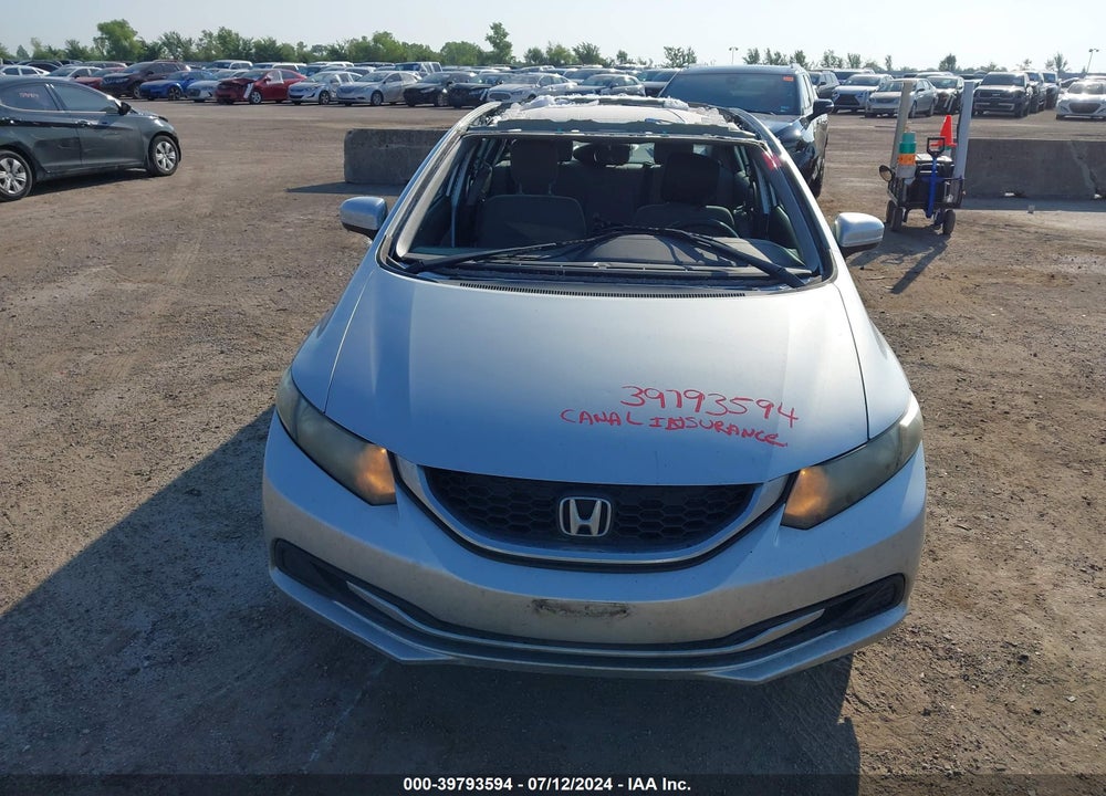 2014 HONDA CIVIC LX VIN: 19XFB2F55EE066741