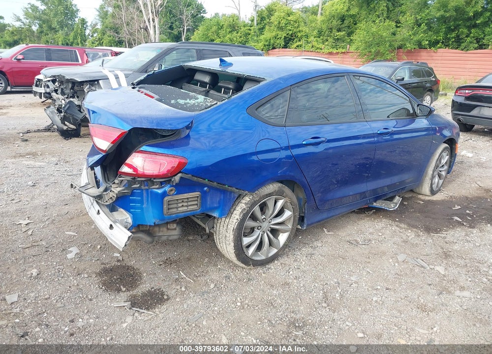 2015 CHRYSLER 200 S VIN: 1C3CCCBB7FN756400