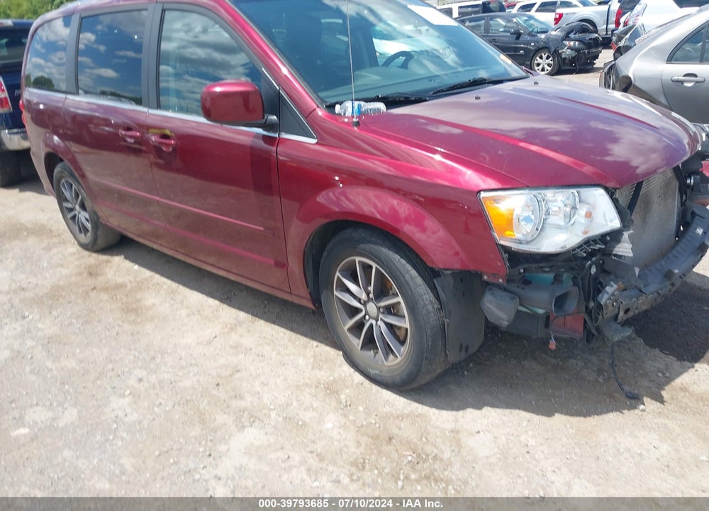 2017 DODGE GRAND CARAVAN SXT VIN: 2C4RDGCG7HR696144