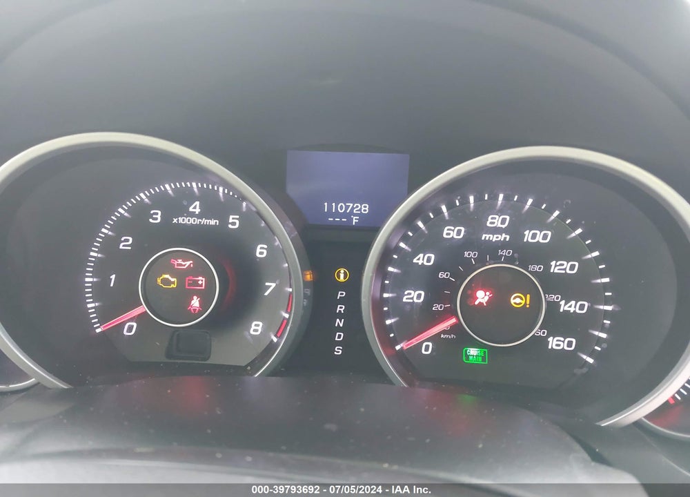 2011 ACURA TL 3.5 VIN: 19UUA8F57BA002486