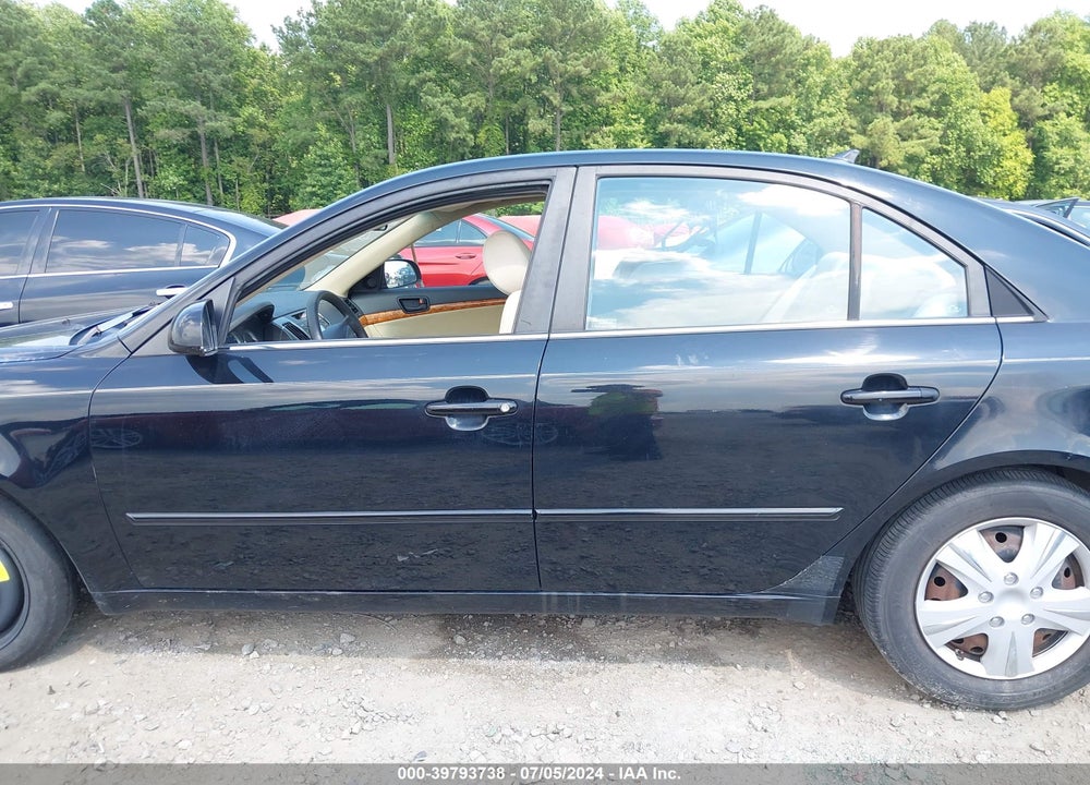 2009 HYUNDAI SONATA GLS VIN: 5NPET46C79H416407