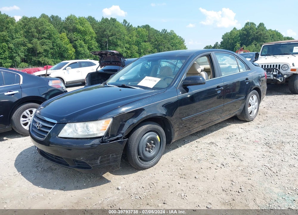 2009 HYUNDAI SONATA GLS VIN: 5NPET46C79H416407