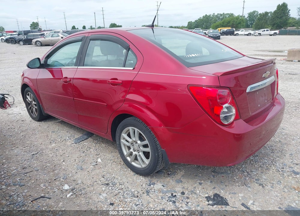 2013 CHEVROLET SONIC LT AUTO VIN: 1G1JC5SH6D4183908