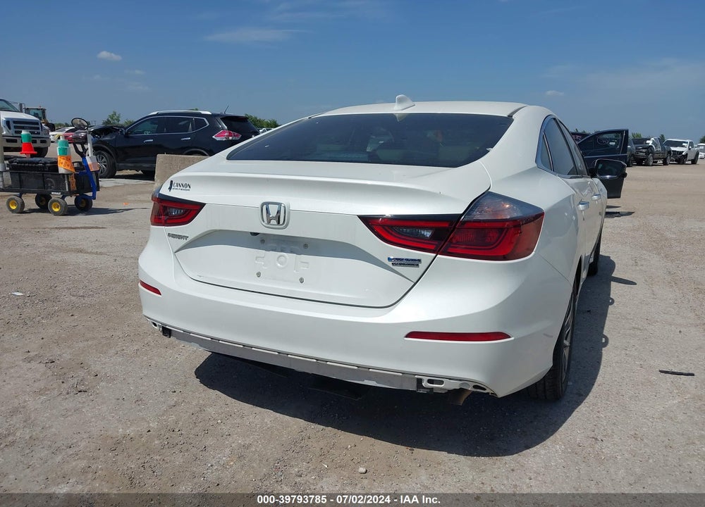 2019 HONDA INSIGHT TOURING VIN: 19XZE4F9XKE000944