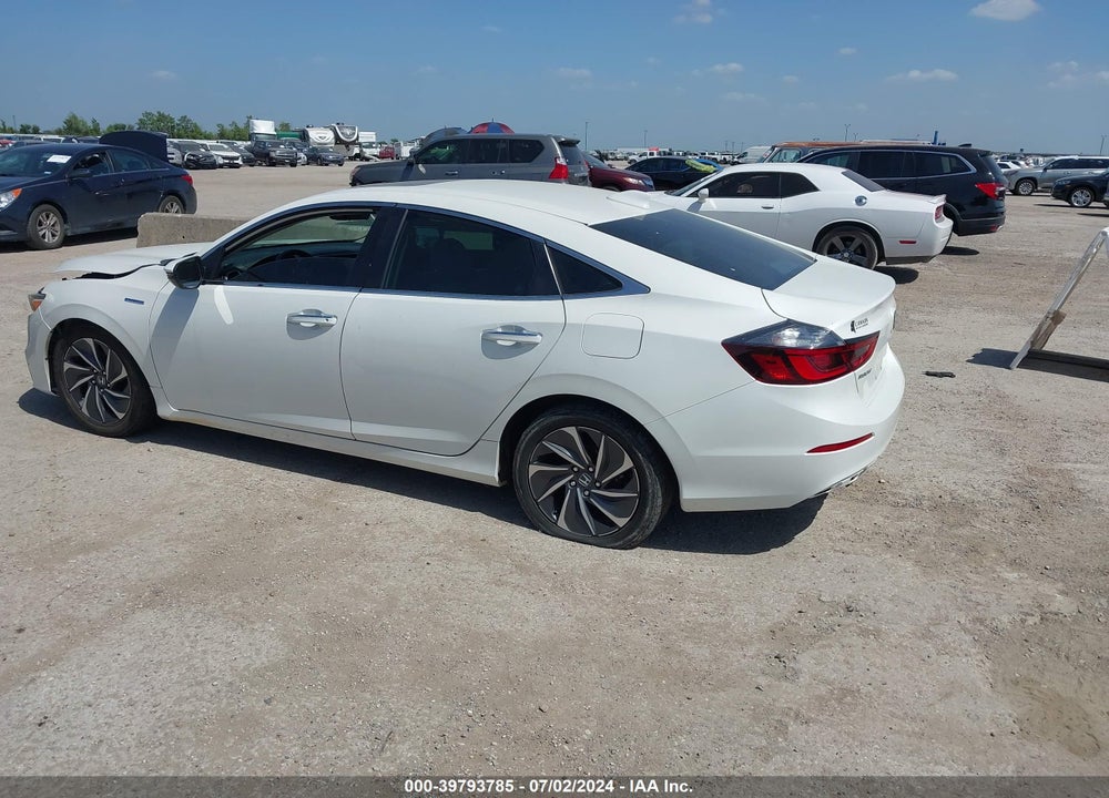 2019 HONDA INSIGHT TOURING VIN: 19XZE4F9XKE000944