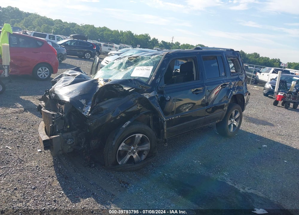 2017 JEEP PATRIOT VIN: 1C4NJRFB7HD205545