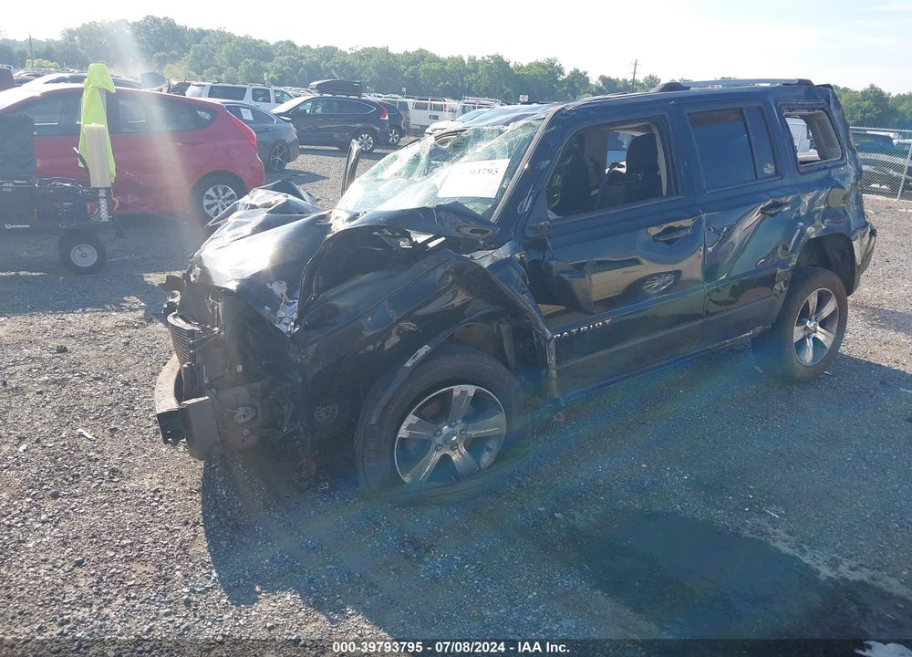 2017 JEEP PATRIOT VIN: 1C4NJRFB7HD205545