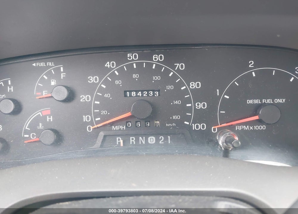 2001 FORD F-250 LARIAT/XL/XLT VIN: 1FTNX21F31ED02712