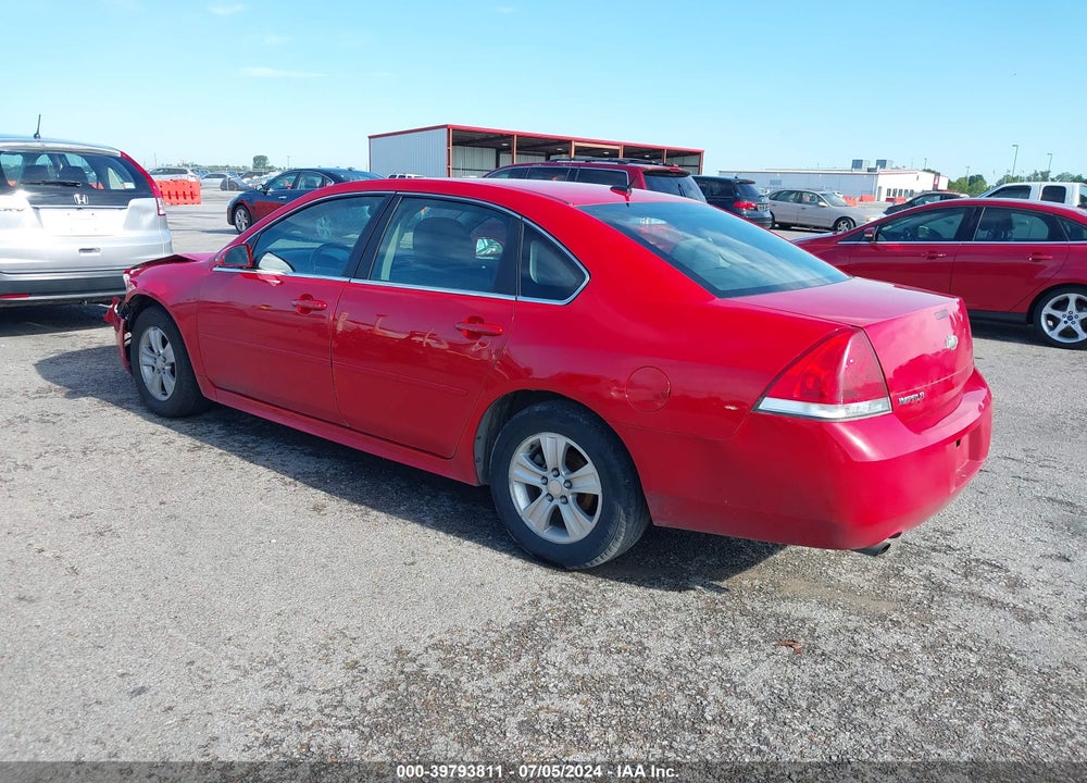 2013 CHEVROLET IMPALA LS VIN: 2G1WF5E3XD1121758