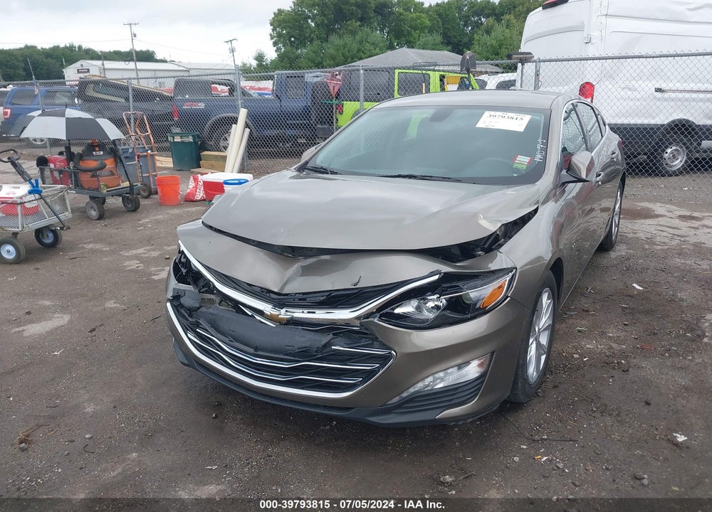 2020 CHEVROLET MALIBU FWD LT VIN: 1G1ZD5ST1LF036824