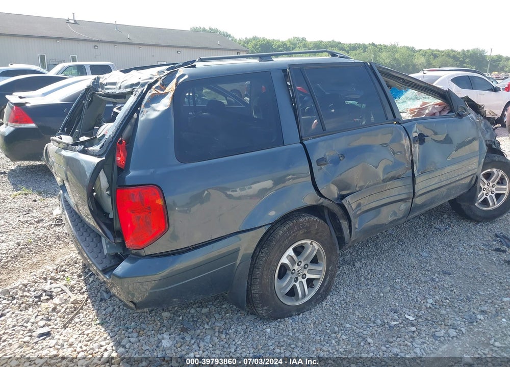2005 HONDA PILOT EX VIN: 2HKYF18465H510300