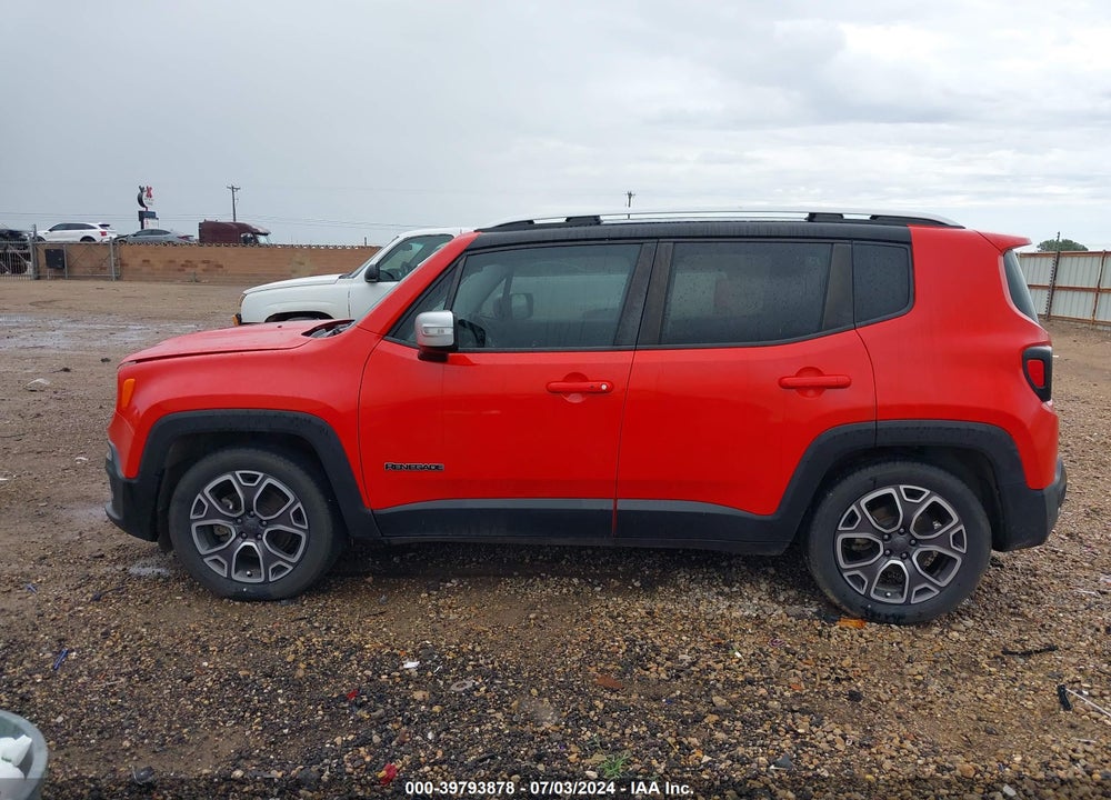 2016 JEEP RENEGADE LIMITED VIN: ZACCJADT1GPC58617