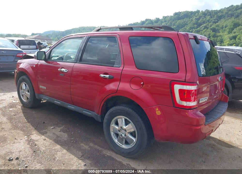 2008 FORD ESCAPE XLT VIN: 1FMCU931X8KE78979
