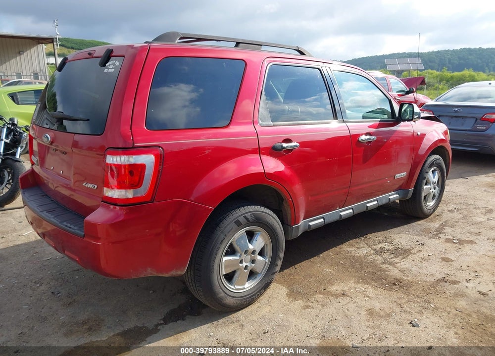 2008 FORD ESCAPE XLT VIN: 1FMCU931X8KE78979