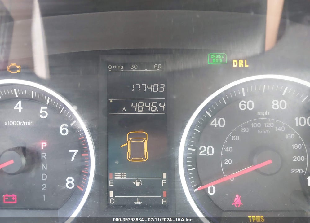 2007 HONDA CR-V LX VIN: JHLRE383X7C012838