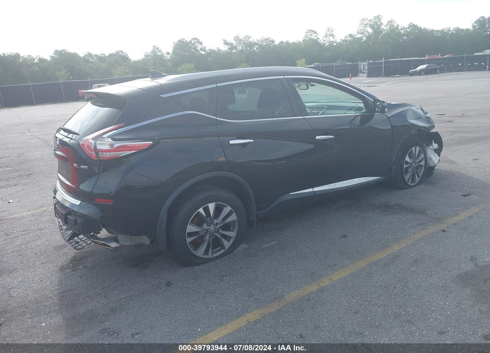 2018 NISSAN MURANO SL VIN: 5N1AZ2MH0JN108852