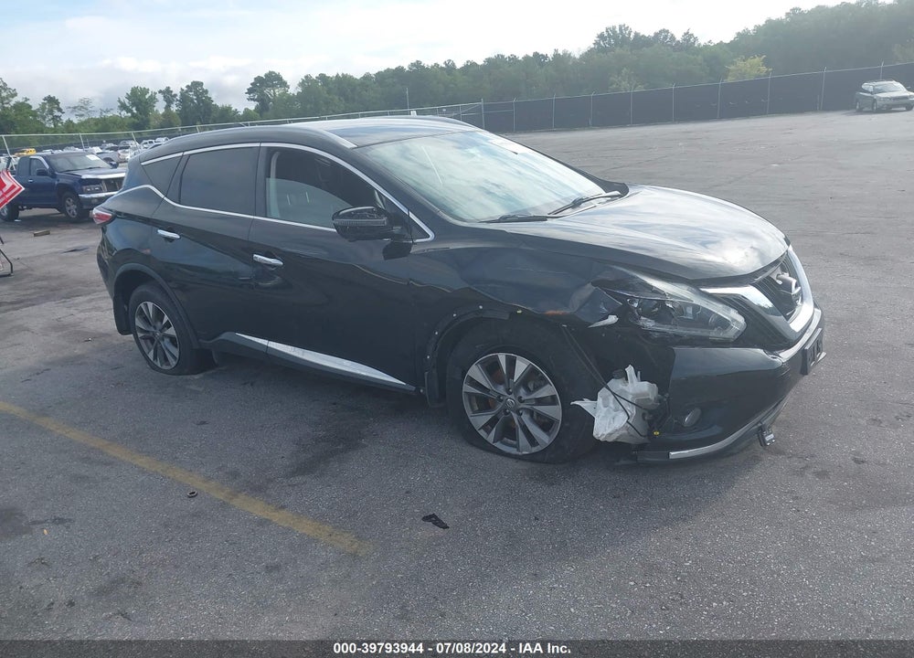 2018 NISSAN MURANO SL VIN: 5N1AZ2MH0JN108852