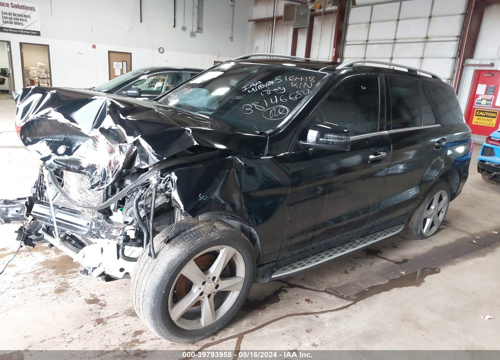 2017 MERCEDES-BENZ GLE 350 4MATIC VIN: 4JGDA5HB0HA816418