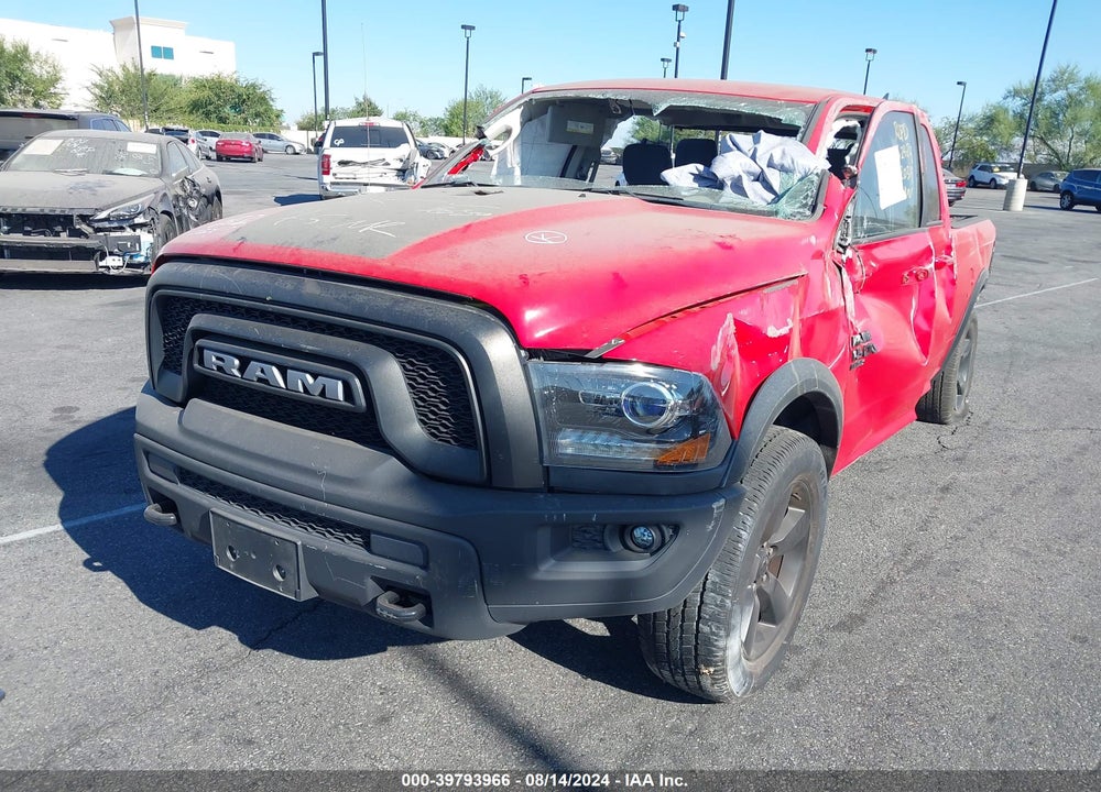 2019 RAM 1500 CLASSIC WARLOCK QUAD CAB 4X4 6'4 BOX VIN: 1C6RR7GG0KS616899