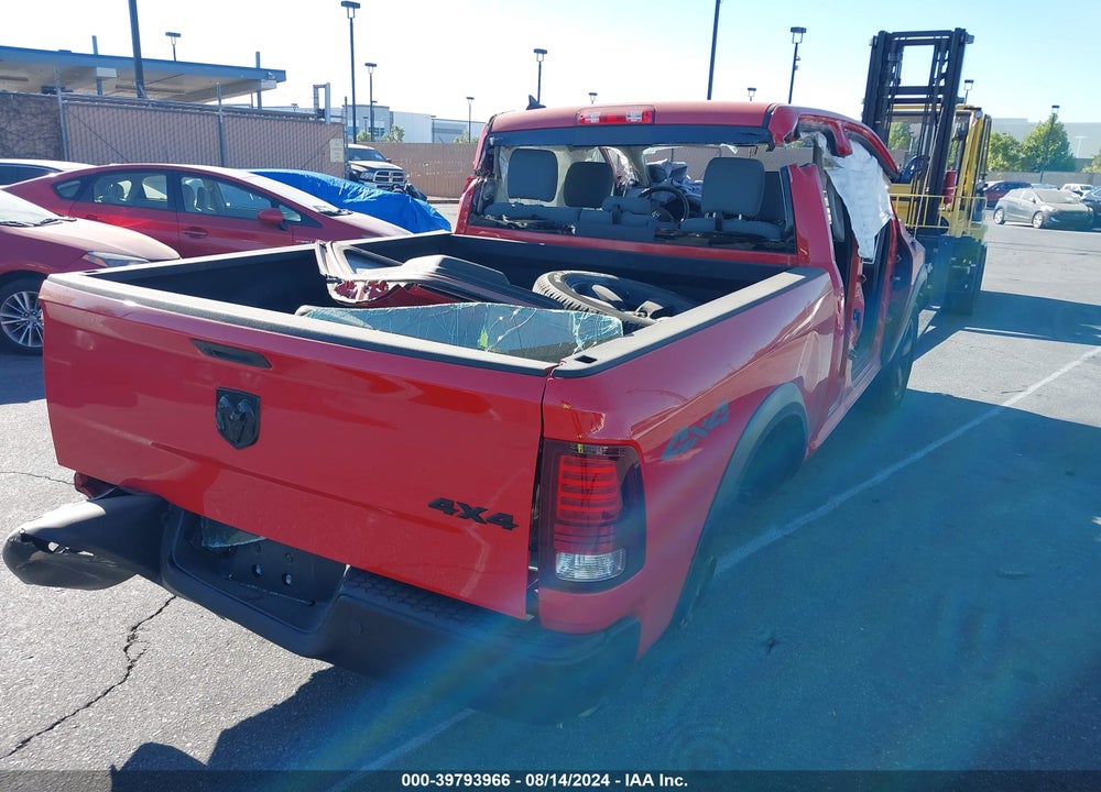 2019 RAM 1500 CLASSIC WARLOCK QUAD CAB 4X4 6'4 BOX VIN: 1C6RR7GG0KS616899