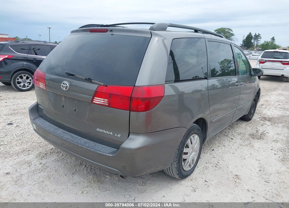 2005 TOYOTA SIENNA LE VIN: 5TDZA23C75S291560