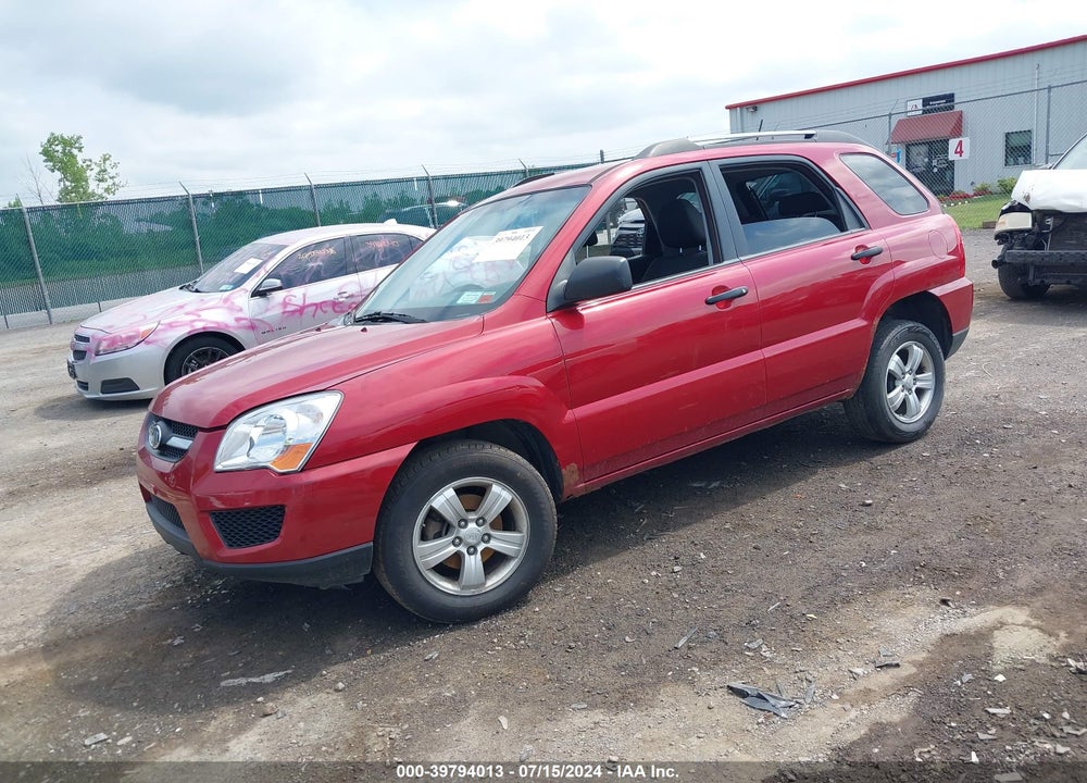 2009 KIA SPORTAGE LX VIN: KNDJE724X97656449