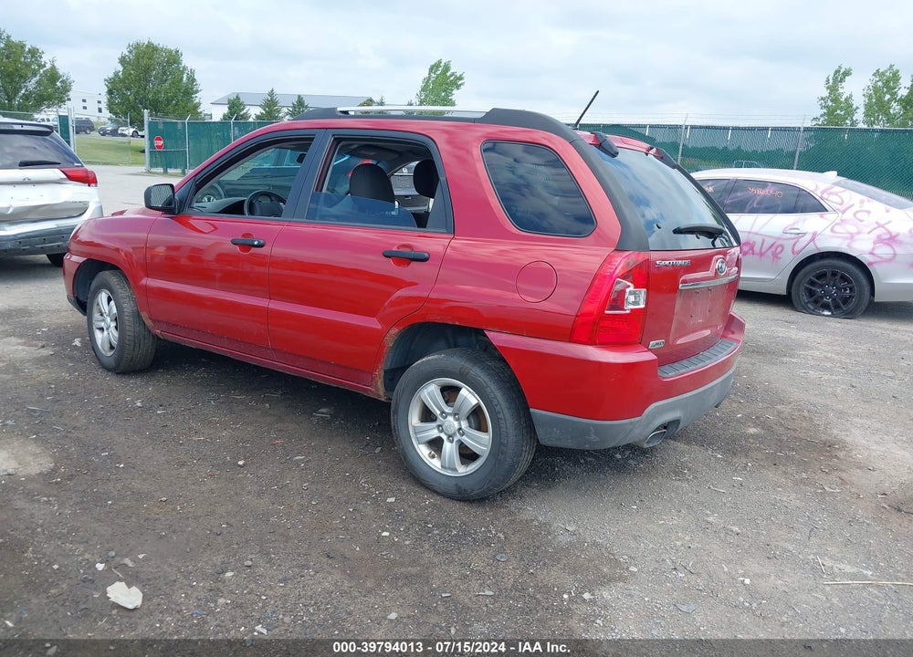2009 KIA SPORTAGE LX VIN: KNDJE724X97656449