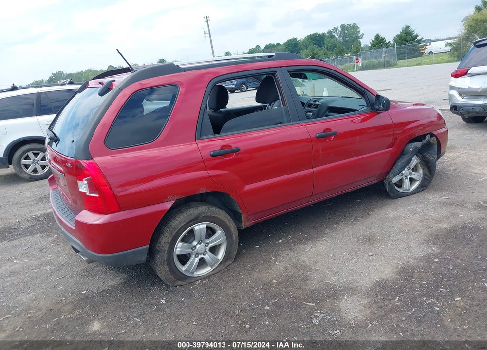 2009 KIA SPORTAGE LX VIN: KNDJE724X97656449