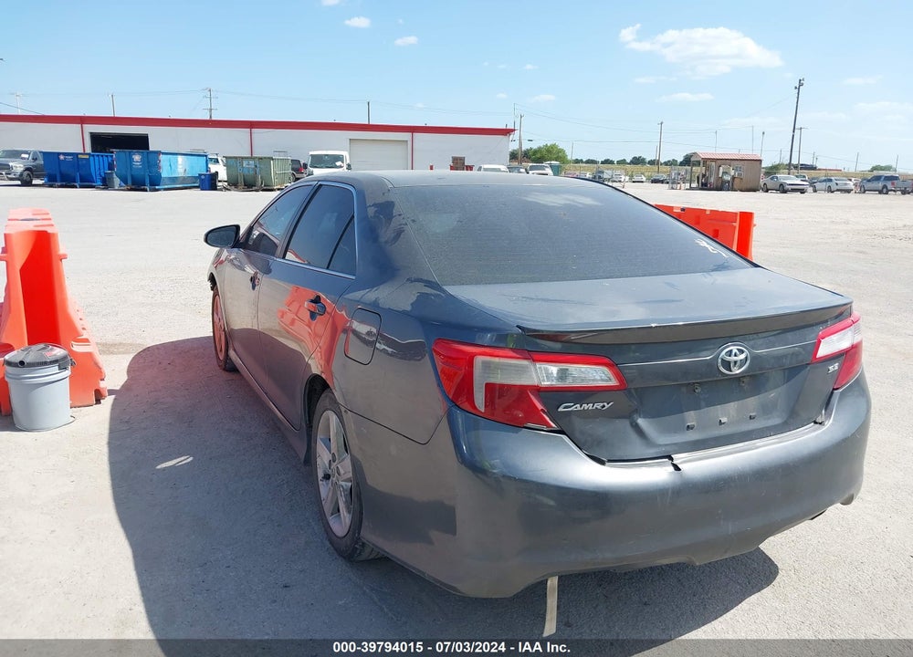2012 TOYOTA CAMRY SE VIN: 4T1BF1FK1CU183679
