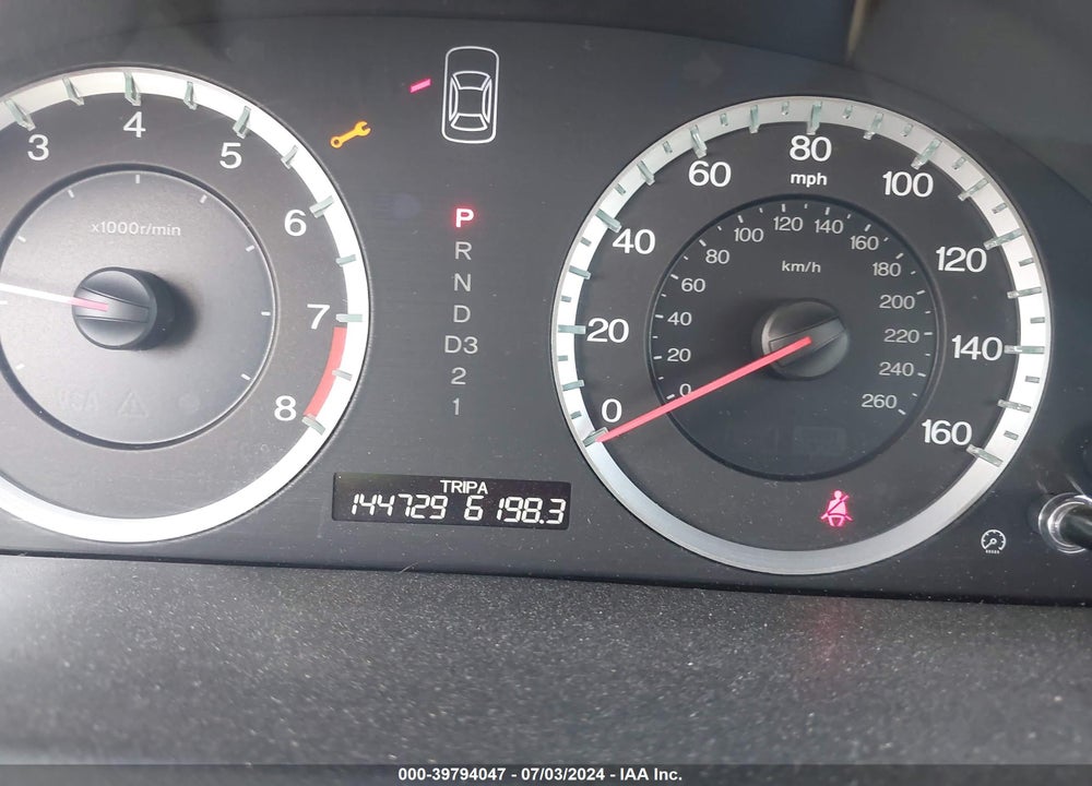 2009 HONDA ACCORD VIN: 1HGCP26709A100455
