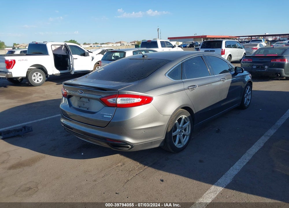 2013 FORD FUSION TITANIUM VIN: 3FA6P0K95DR113780