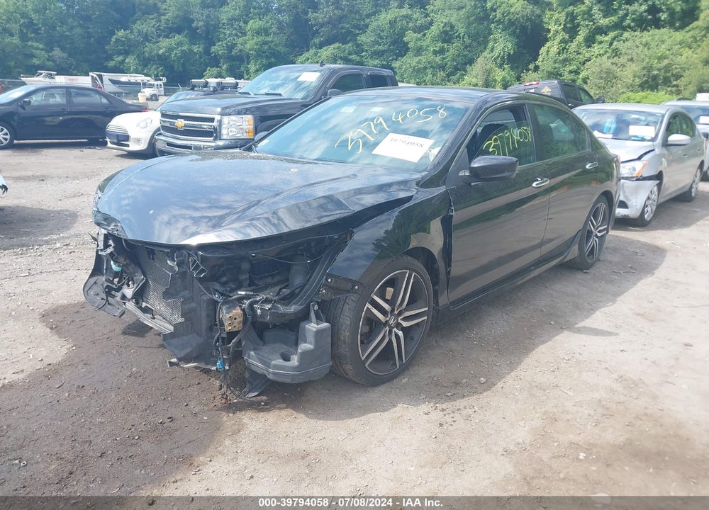2016 HONDA ACCORD SPORT VIN: 1HGCR2F52GA024002