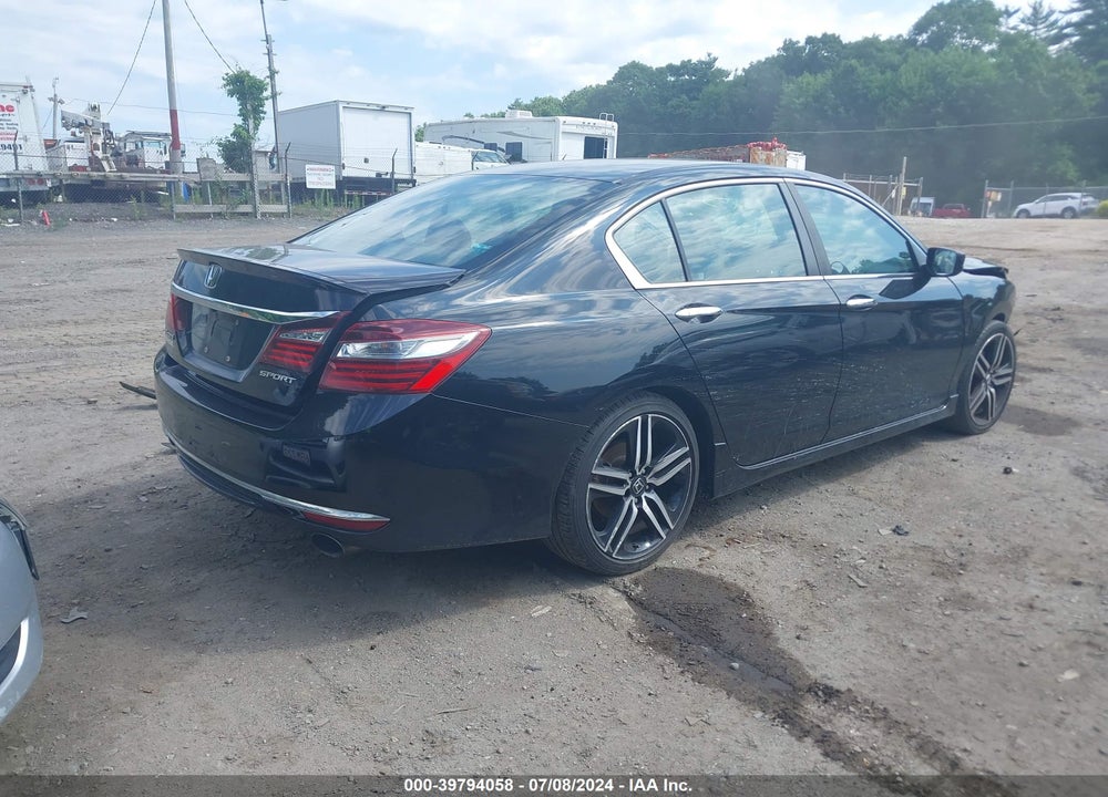 2016 HONDA ACCORD SPORT VIN: 1HGCR2F52GA024002