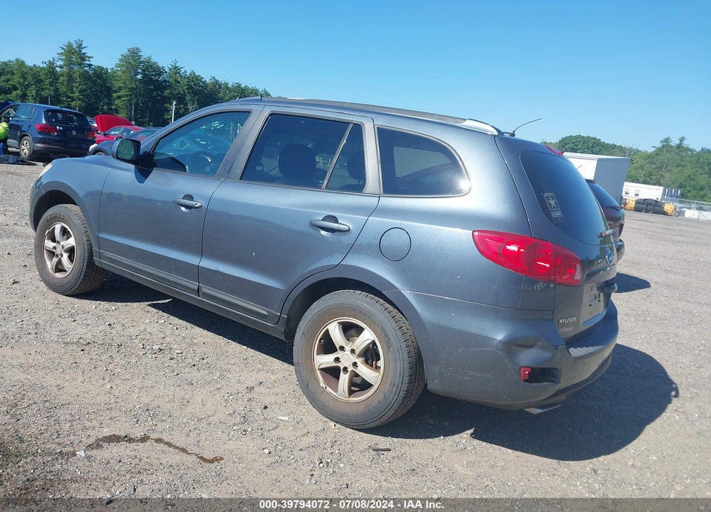 2007 HYUNDAI SANTA FE GLS VIN: 5NMSG73D57H120706