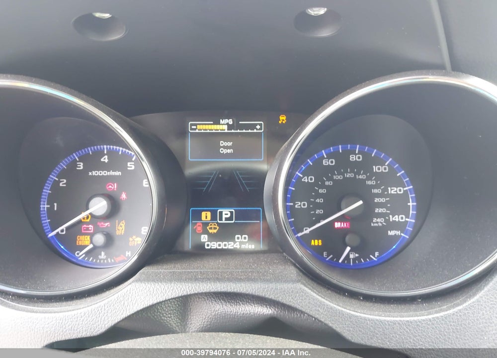 2019 SUBARU LEGACY 2.5I PREMIUM VIN: 4S3BNAF6XK3027462
